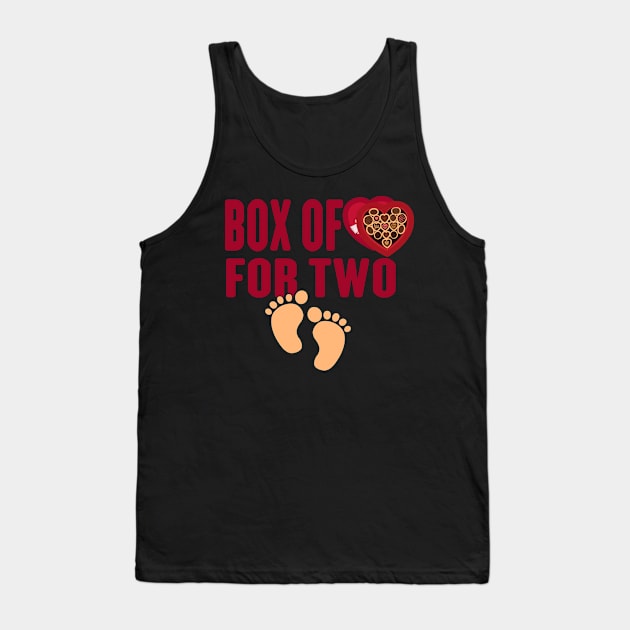 Funny couple design box of chocolate for two Tank Top by HBart